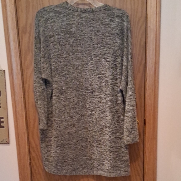 Atmosphere Charcoal Open-Front Cardigan - Picture 4 of 5